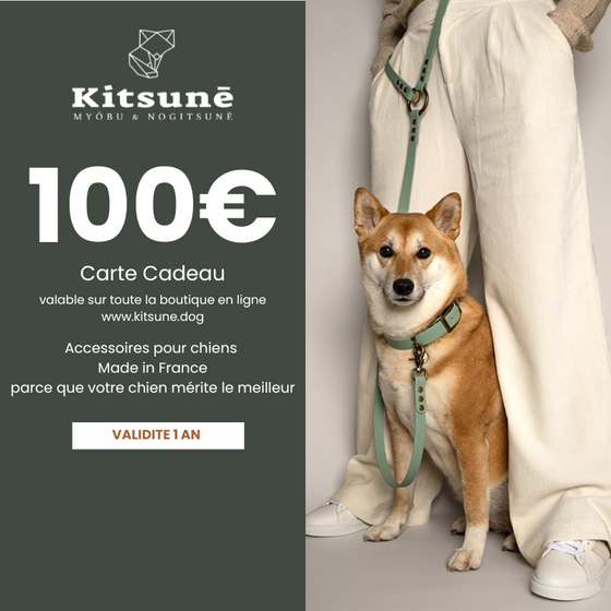 Carte cadeau Chien - Kitsunē