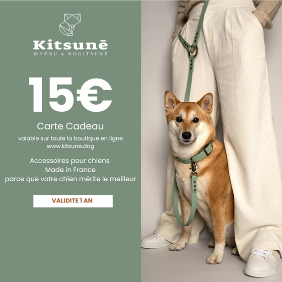 Carte cadeau Chien - Kitsunē