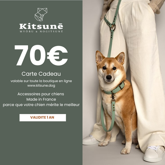 Carte cadeau Chien - Kitsunē