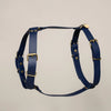 harnais pour chien en biothane bleu marine foncé