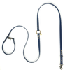 laisse multiposition biothane bleu