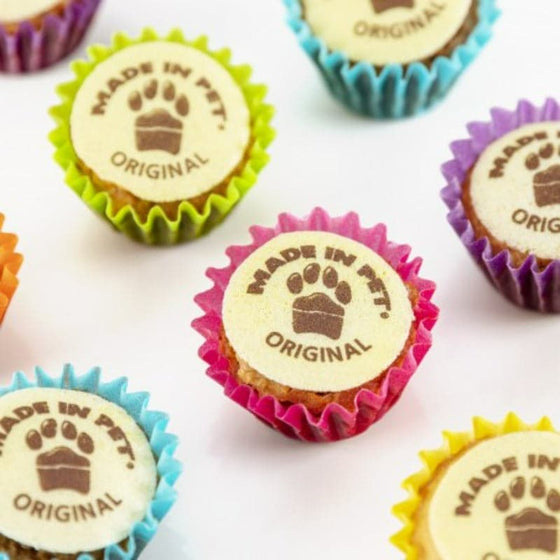 Mini cupcakes pour chiens au saumon fumé made in pet